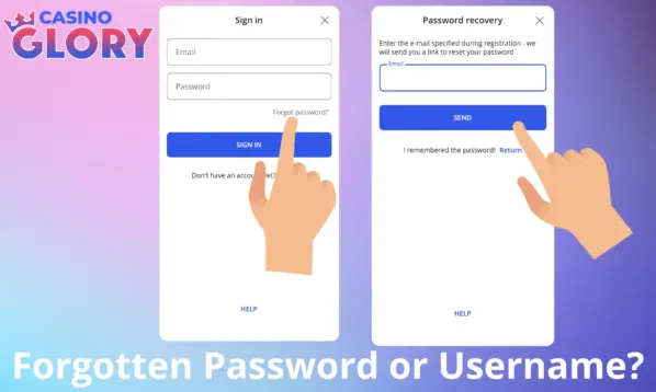 Forgotten password recovery